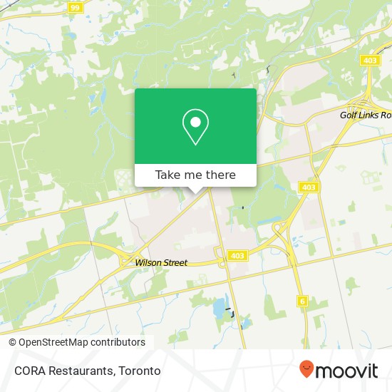 CORA Restaurants, 73 Wilson St W Hamilton, ON L9G 1N1 map