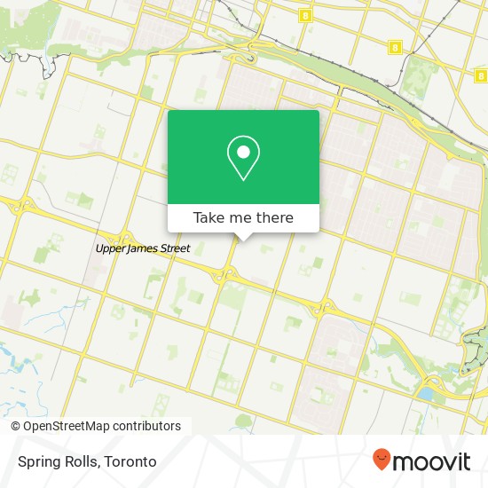 Spring Rolls, Hamilton, ON L9A map