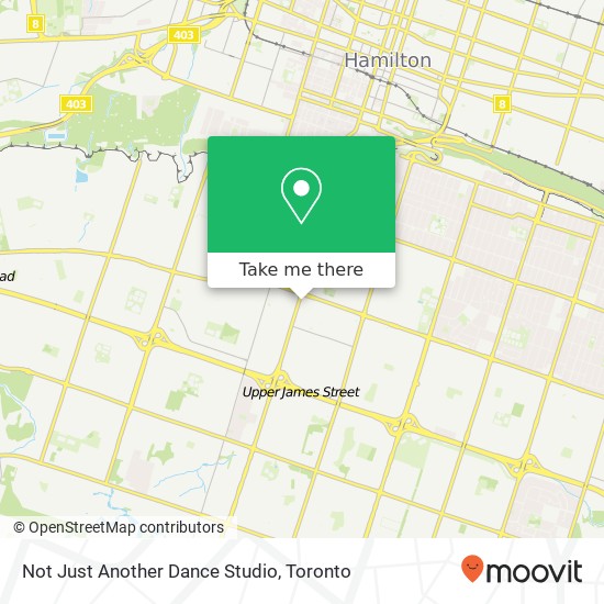 Not Just Another Dance Studio, 833 Upper James St Hamilton, ON L9C 3A3 plan