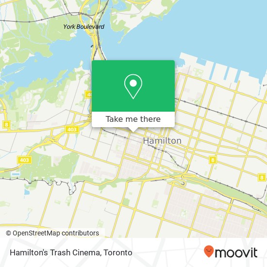 Hamilton's Trash Cinema map