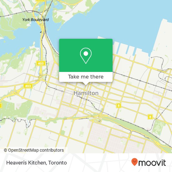 Heaven's Kitchen, 54 James St N Hamilton, ON L8R 2K1 map