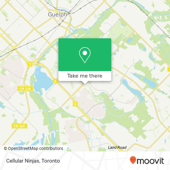 Cellular Ninjas, 304 Stone Rd W Guelph, ON map