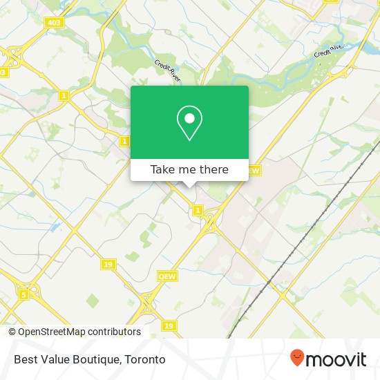 Best Value Boutique, Mississauga, ON L5K map