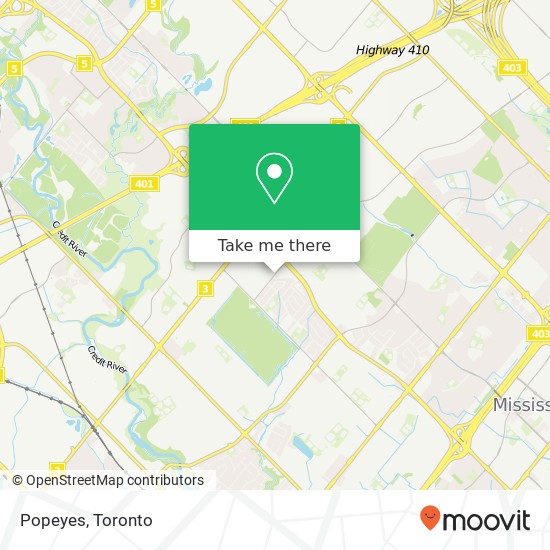 Popeyes, 801 Matheson Blvd W Mississauga, ON L5V plan