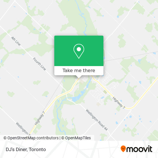 DJ's Diner map