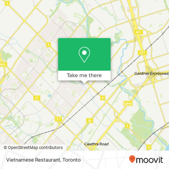 Vietnamese Restaurant, Mississauga, ON L4Y map