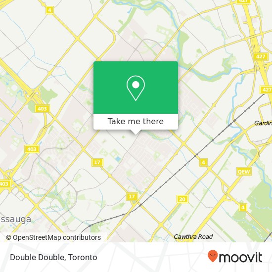 Double Double, 1125 Bloor St Mississauga, ON L4Y 2N6 map