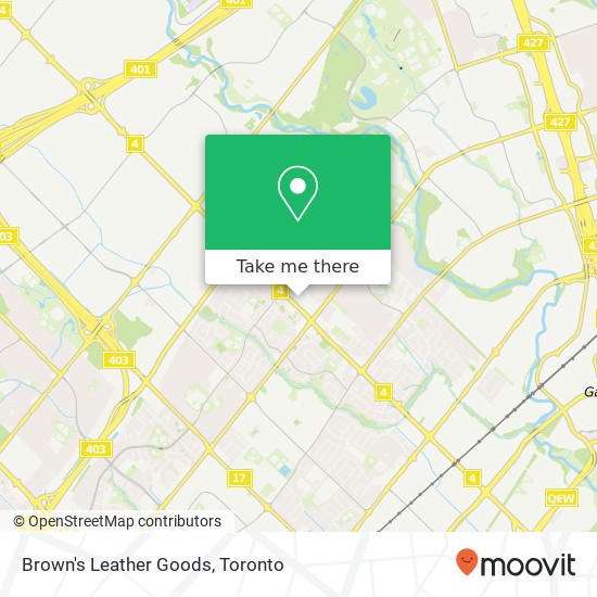 Brown's Leather Goods, 4141 Dixie Rd Mississauga, ON L4W 1V5 map