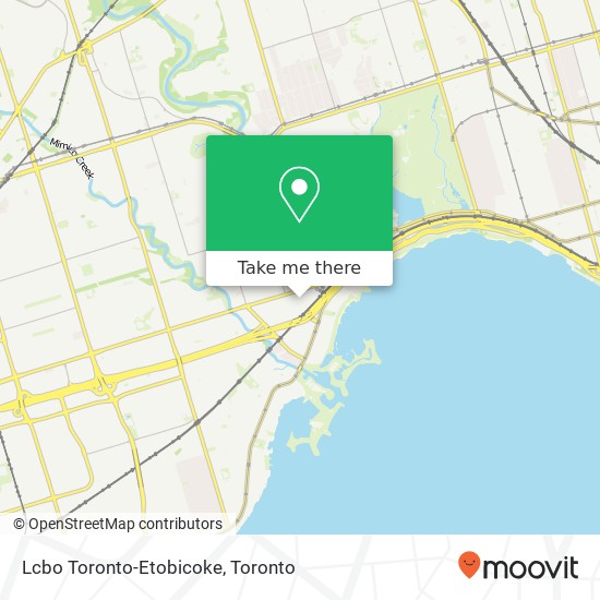 Lcbo Toronto-Etobicoke map