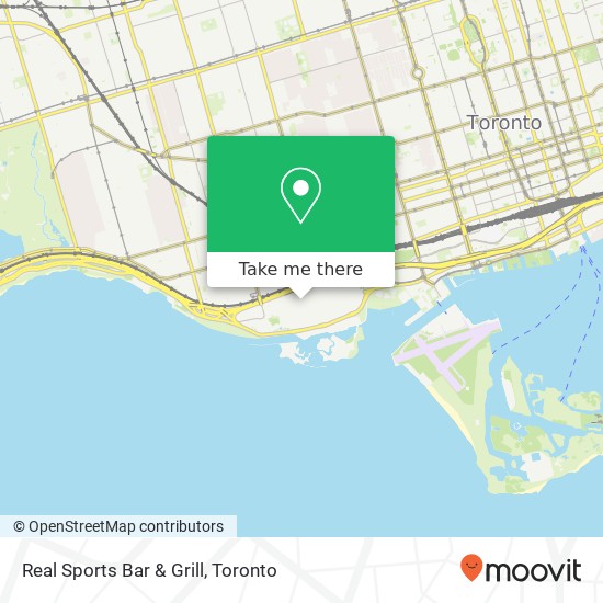Real Sports Bar & Grill, Toronto, ON M6K plan