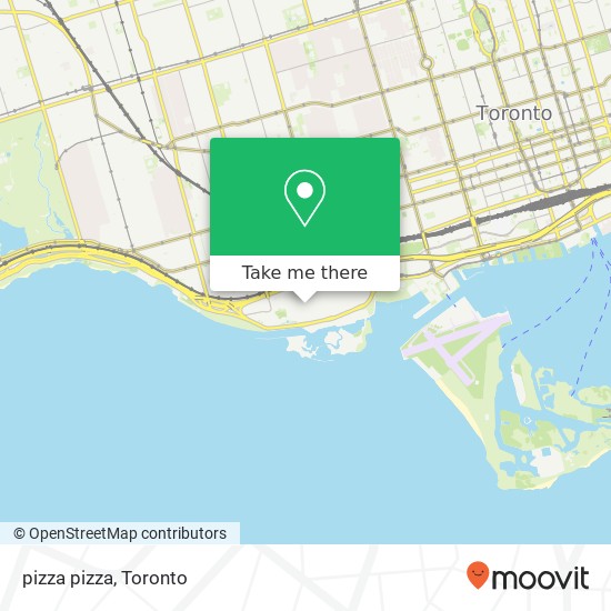 pizza pizza, Ontario Dr Toronto, ON M6K plan