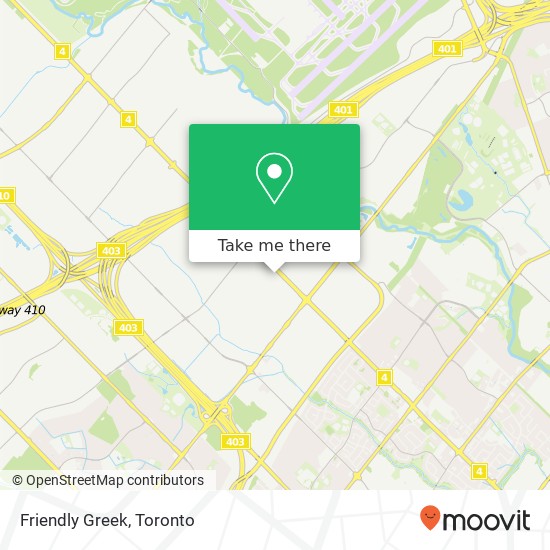 Friendly Greek, 5170 Dixie Rd Mississauga, ON L4W 1E3 map