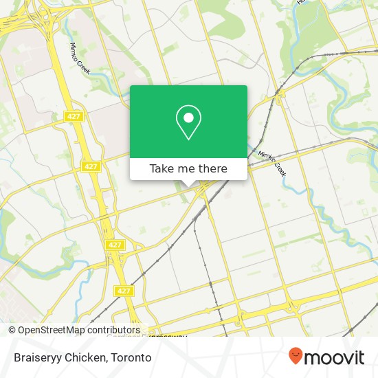 Braiseryy Chicken, 3836 Bloor St W Toronto, ON M9B 1L1 map