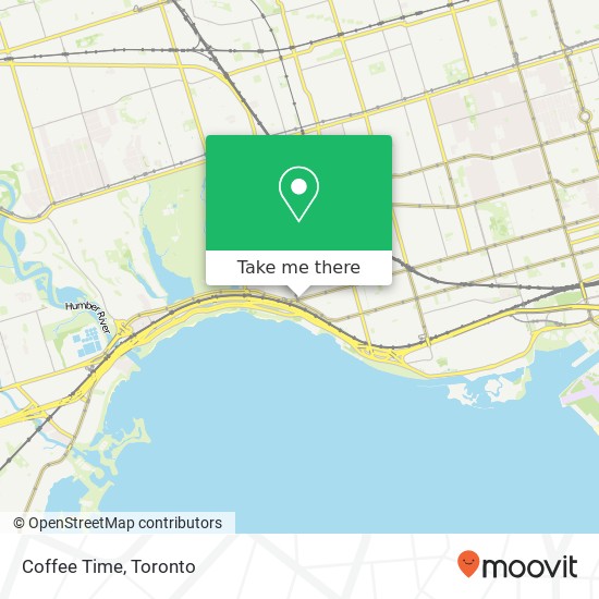 Coffee Time, 1647 Queen St W Toronto, ON M6R plan