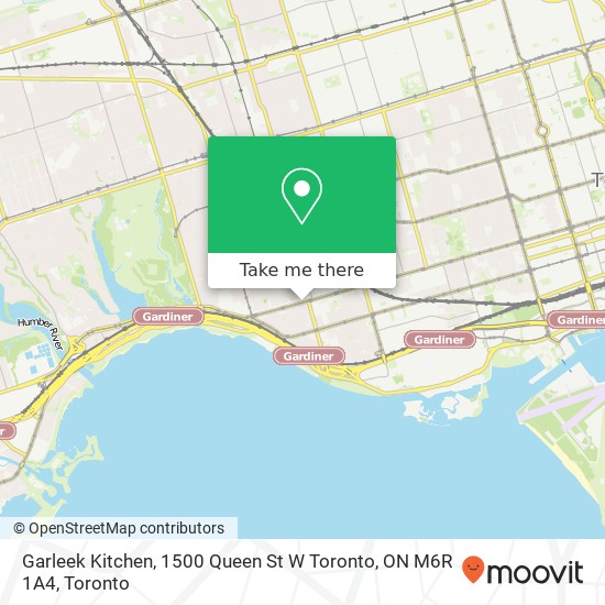 Garleek Kitchen, 1500 Queen St W Toronto, ON M6R 1A4 map