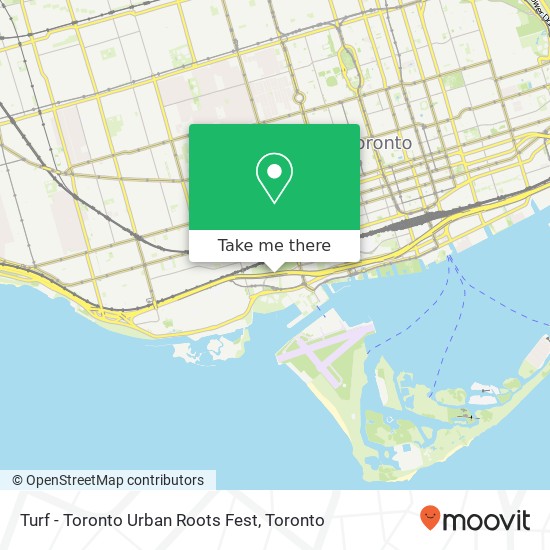Turf - Toronto Urban Roots Fest map