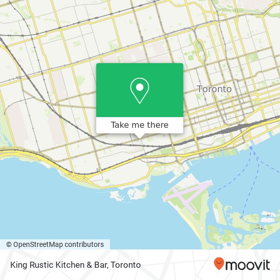King Rustic Kitchen & Bar, 905 King St W Toronto, ON M6K 3G9 map