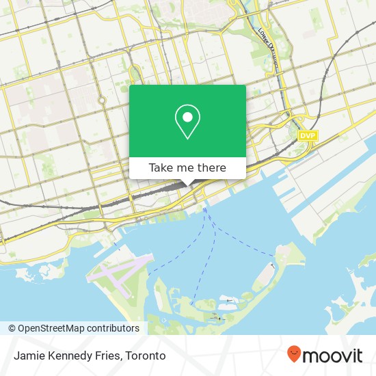 Jamie Kennedy Fries, Bay St Toronto, ON M5J 3A5 plan