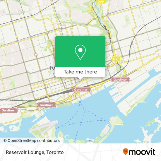Reservoir Lounge map