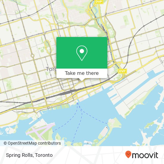 Spring Rolls, 85 Front St E Toronto, ON M5E 1B8 plan