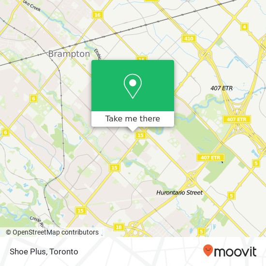 Shoe Plus, Brampton, ON L6Y plan