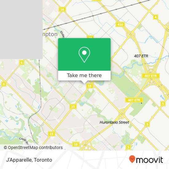 J'Apparelle, Brampton, ON L6Y map