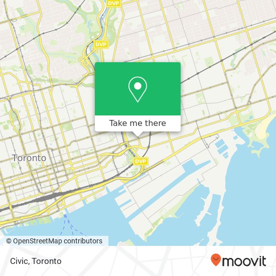 Civic, 106 Broadview Ave Toronto, ON M4M 2G1 plan