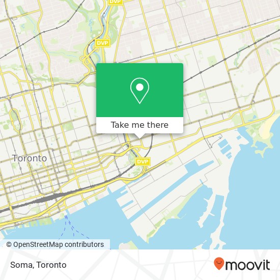 Soma, 703 Queen St E Toronto, ON M4M 1G6 map