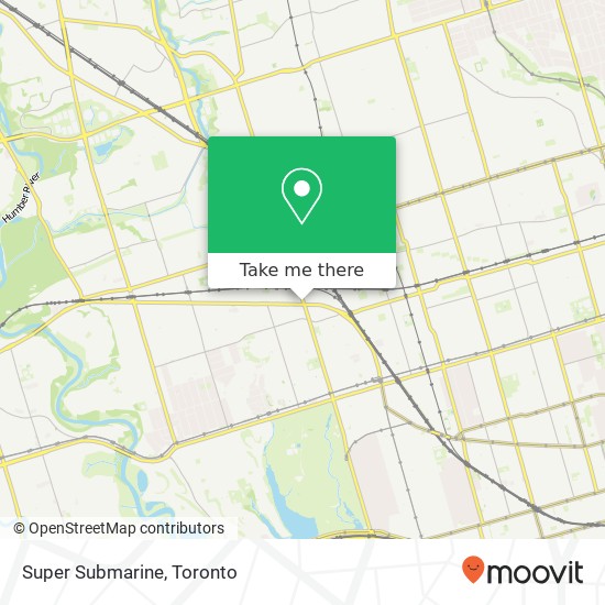 Super Submarine, 2856 Dundas St W Toronto, ON M6P 1Y8 map