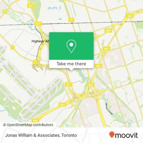 Jonas William & Associates, 50 Galaxy Blvd Toronto, ON M9W map