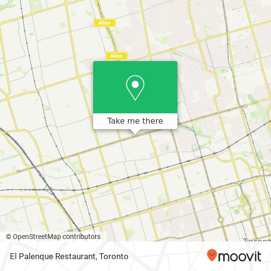 El Palenque Restaurant, 816 St Clair Ave W Toronto, ON M6C 1B6 plan