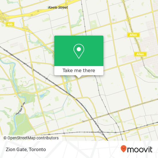 Zion Gate, 2589 Eglinton Ave W Toronto, ON M6M 1T3 map