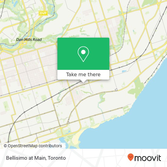 Bellisimo at Main, Norwood Rd Toronto, ON M4E 2S2 map
