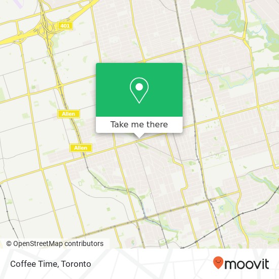Coffee Time, 574 Eglinton Ave W Toronto, ON M5N 1B8 plan
