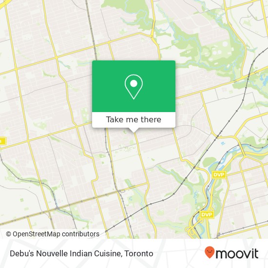 Debu's Nouvelle Indian Cuisine, 552 Mt Pleasant Rd Toronto, ON M4S 2M6 map