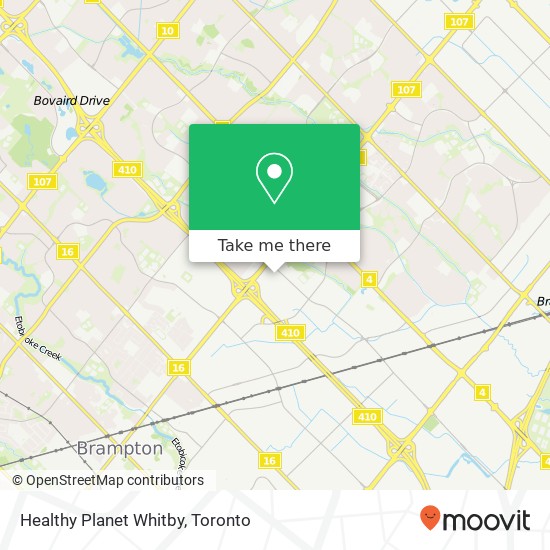 Healthy Planet Whitby, 150 West Dr Brampton, ON L6T 4P9 map