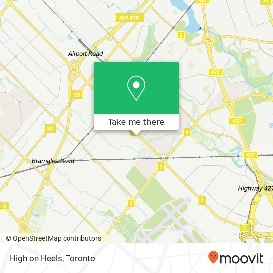 High on Heels, 2980 Drew Rd Mississauga, ON L4T map