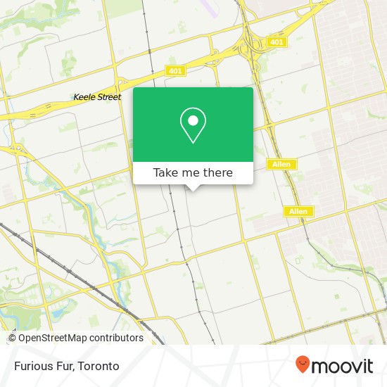 Furious Fur, 160 Tycos Dr Toronto, ON M6B 1W8 map