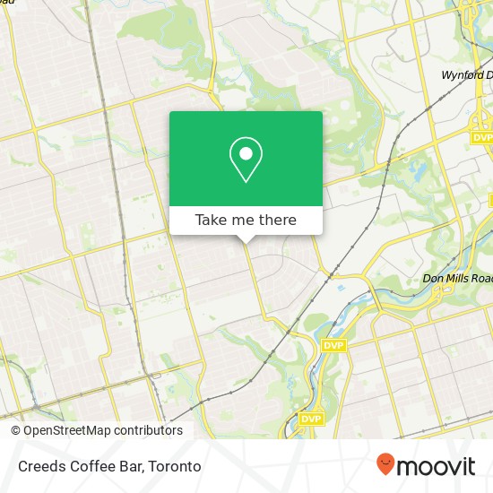 Creeds Coffee Bar, 1595 Bayview Ave Toronto, ON M4G 3B5 map