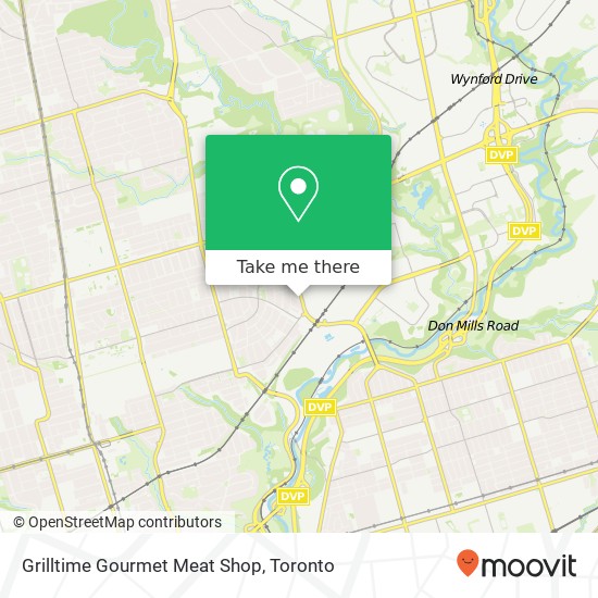 Grilltime Gourmet Meat Shop, 62 Laird Dr Toronto, ON M4G 3V1 map