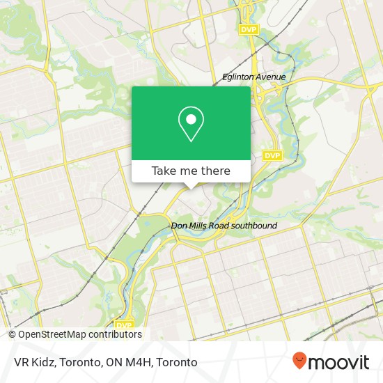 VR Kidz, Toronto, ON M4H map