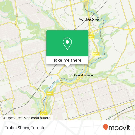 Traffic Shoes, Toronto, ON M4H map