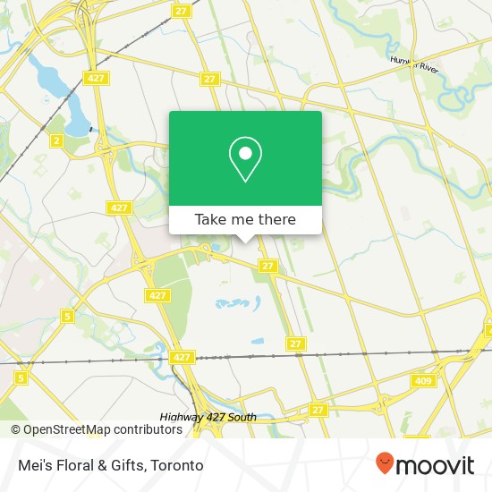 Mei's Floral & Gifts, Toronto, ON M9W map