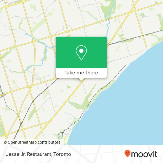 Jesse Jr. Restaurant, 3498 Kingston Rd Toronto, ON M1M map