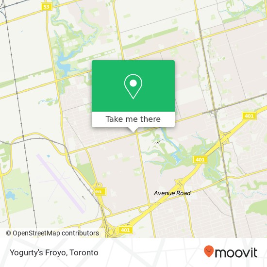 Yogurty's Froyo, 594 Sheppard Ave W Toronto, ON M3H 2S1 plan