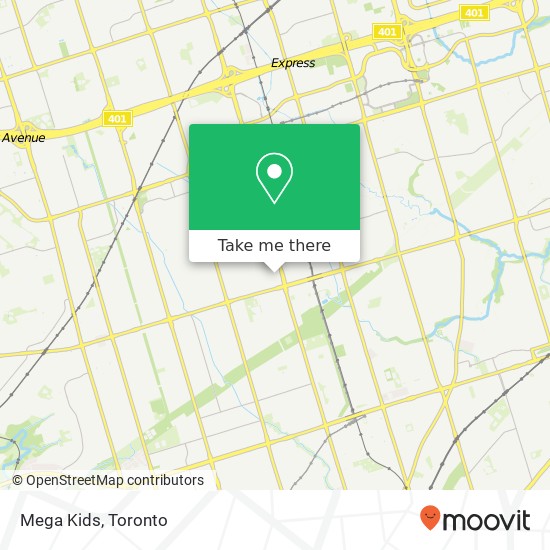 Mega Kids, Toronto, ON M1P map
