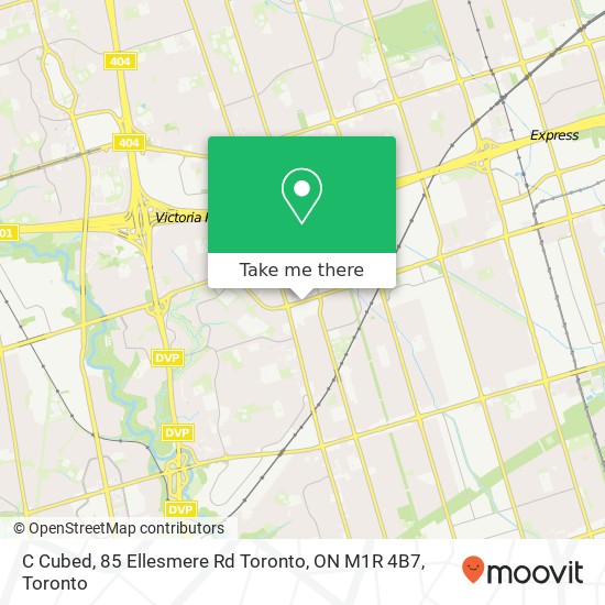 C Cubed, 85 Ellesmere Rd Toronto, ON M1R 4B7 map