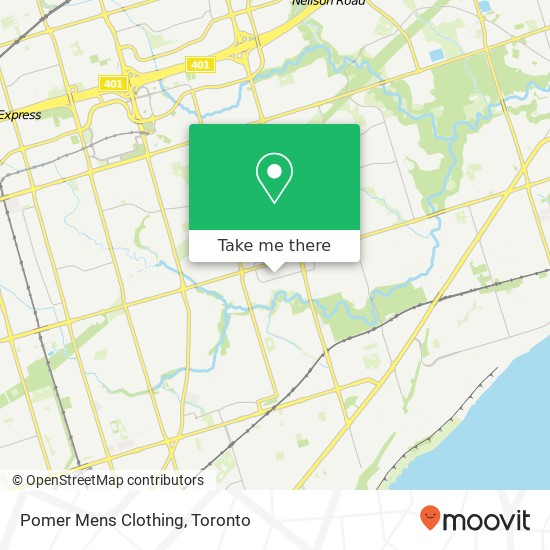 Pomer Mens Clothing, Toronto, ON M1H plan