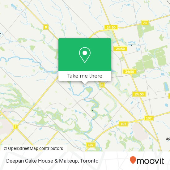 Deepan Cake House & Makeup, 10 Oakhaven Rd Brampton, ON L6P 2Y3 map