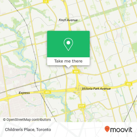 Children's Place, 1800 Sheppard Ave E Toronto, ON M2J 5A7 map